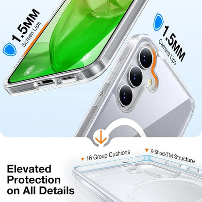 MagSafe Case for Samsung Galaxy S25+ S936, Torras, Guardian, Transparent