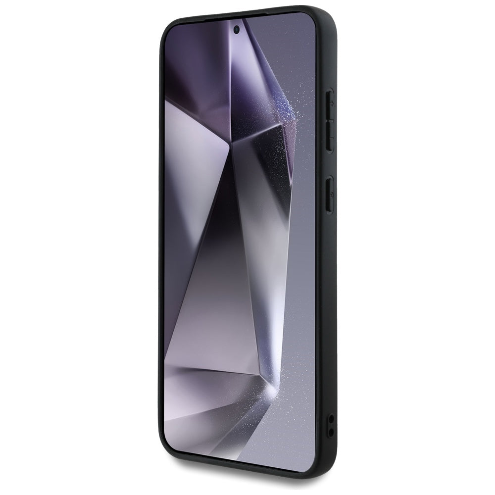 MagSafe Case for Samsung Galaxy S25 S931, Guess, 4G Ring Classic Logo, Black