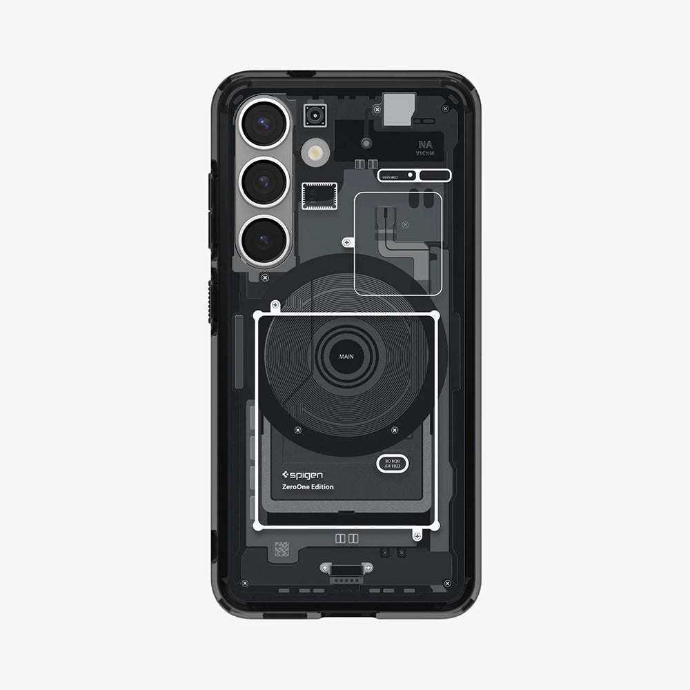 MagSafe Case for Samsung Galaxy S25 S931, Spigen, Ultra Hybrid Zero One, Black ACS09003