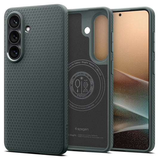 MagSafe Case for Samsung Galaxy S26 Plus S947, Spigen, Liquid Air, Green ACS10706