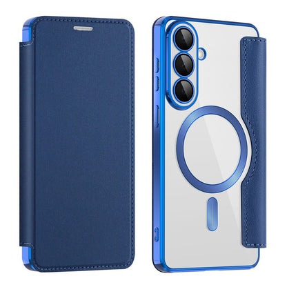 MagSafe Case for Samsung Galaxy S26 Plus S947, Techsuit, SmartMag Book, Blue