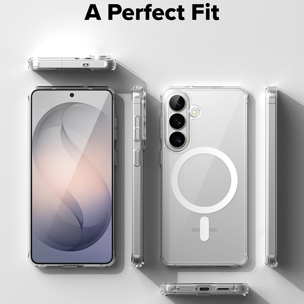 MagSafe Case for Samsung Galaxy S26 S942, Ringke, Fusion, Transparent