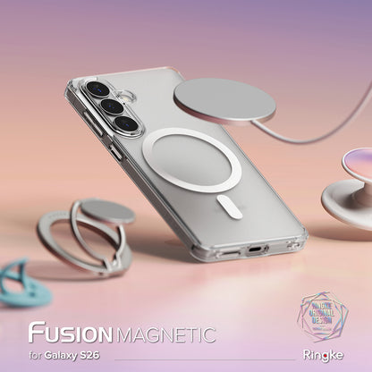 MagSafe Case for Samsung Galaxy S26 S942, Ringke, Fusion, Matte Transparent