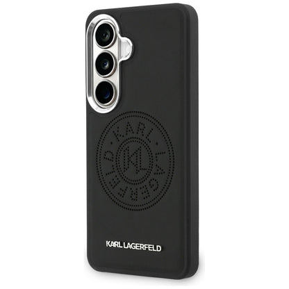 MagSafe Case for Samsung Galaxy S26 S942, Karl Lagerfeld, Karl Round Point Logo, Black