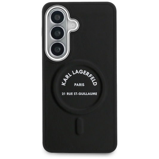 MagSafe Case for Samsung Galaxy S26 S942, Karl Lagerfeld, Karl RSG Logo, Black