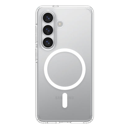 MagSafe Case for Samsung Galaxy S26 S942, Spigen, Ultra Hybrid, White Transparent ACS10734