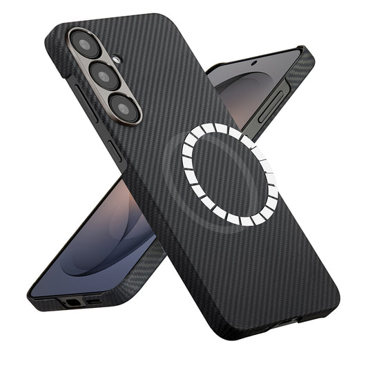 MagSafe Case for Samsung Galaxy S26, Techsuit, Aramid Fiber, Black