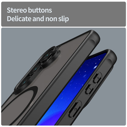 MagSafe Case for Samsung Galaxy S26, Techsuit, HaloFrost II, Black