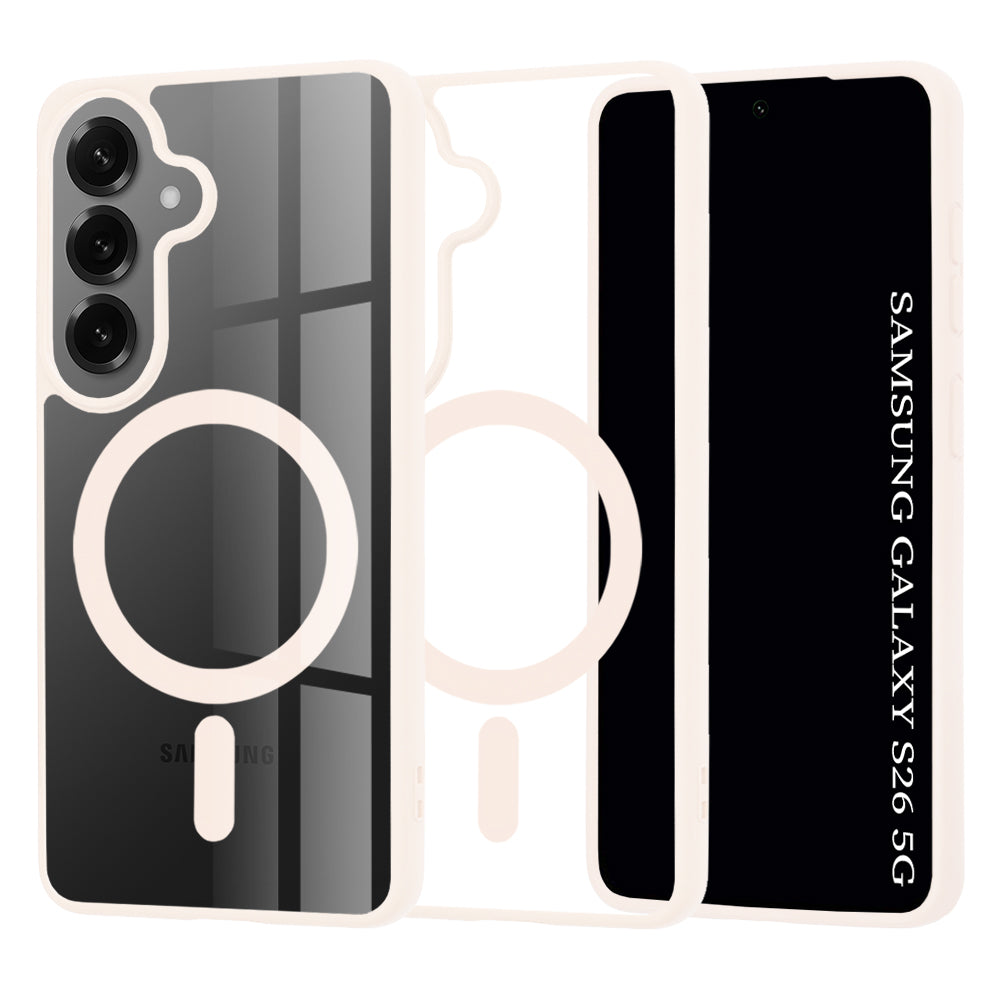 MagSafe Case for Samsung Galaxy S26, Techsuit, Pro, Pink