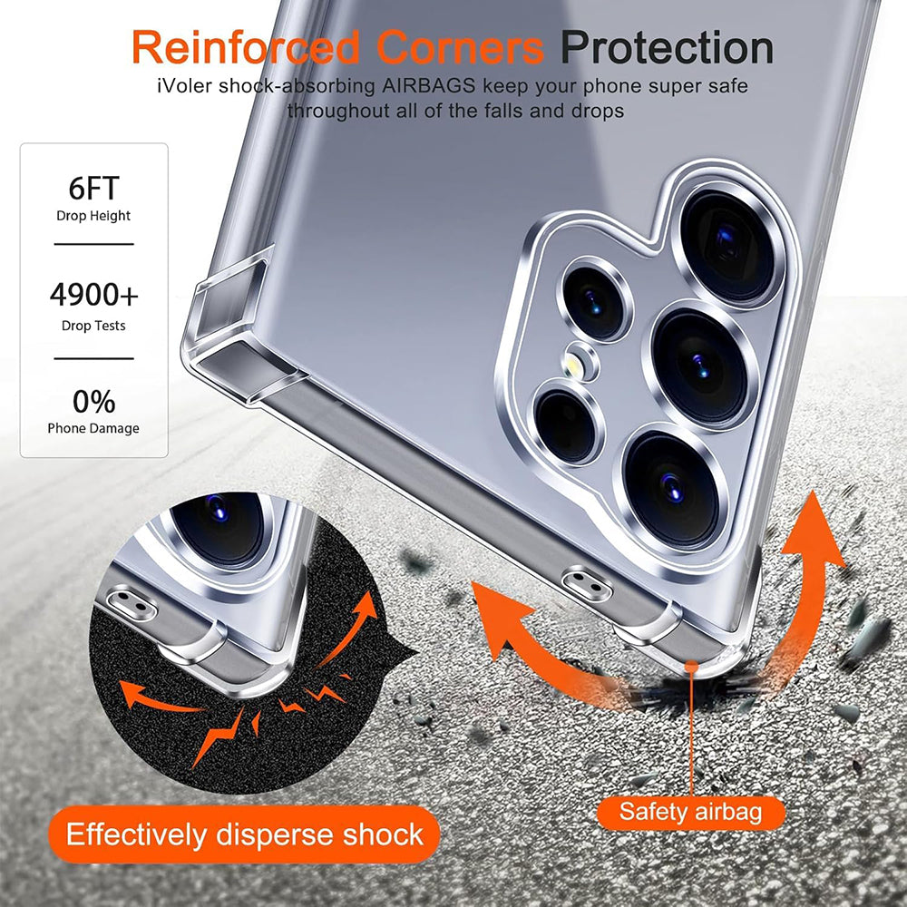 MagSafe Case for Samsung Galaxy S26 S942, Techsuit, Shockproof, Transparent