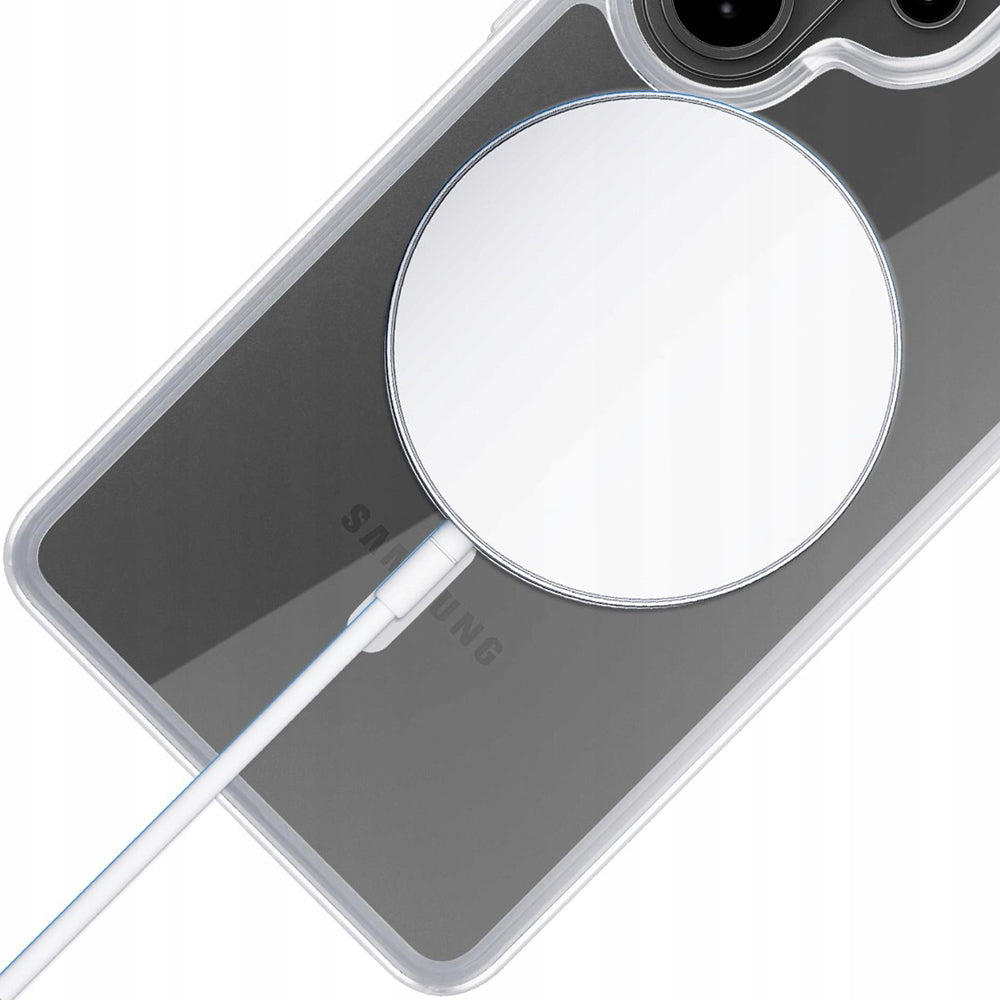 MagSafe Case for Samsung Galaxy S26 Ultra S948, 3MK, Armor MagCase, Transparent