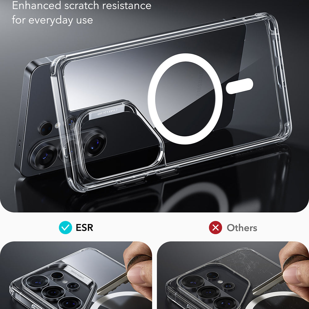 MagSafe Case for Samsung Galaxy S26 Ultra, ESR, Classic Hybrid, Transparent