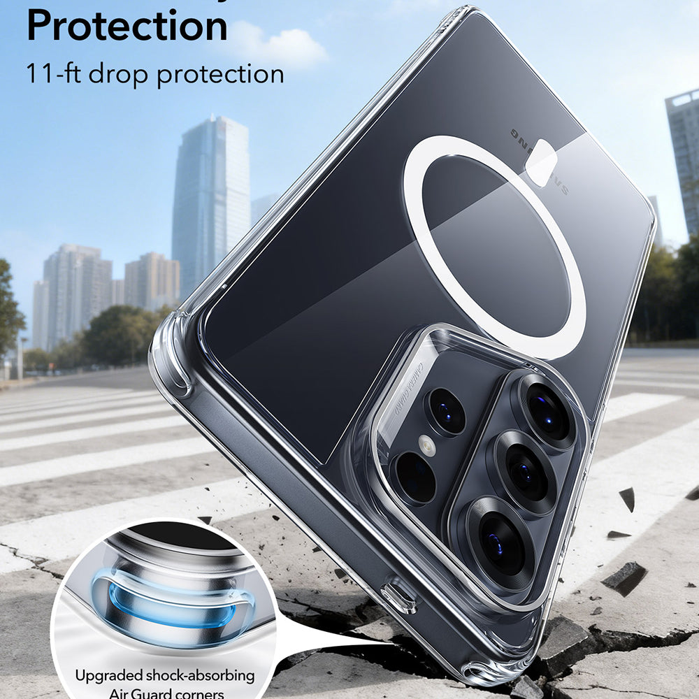 MagSafe Case for Samsung Galaxy S26 Ultra, ESR, Classic Hybrid, Transparent