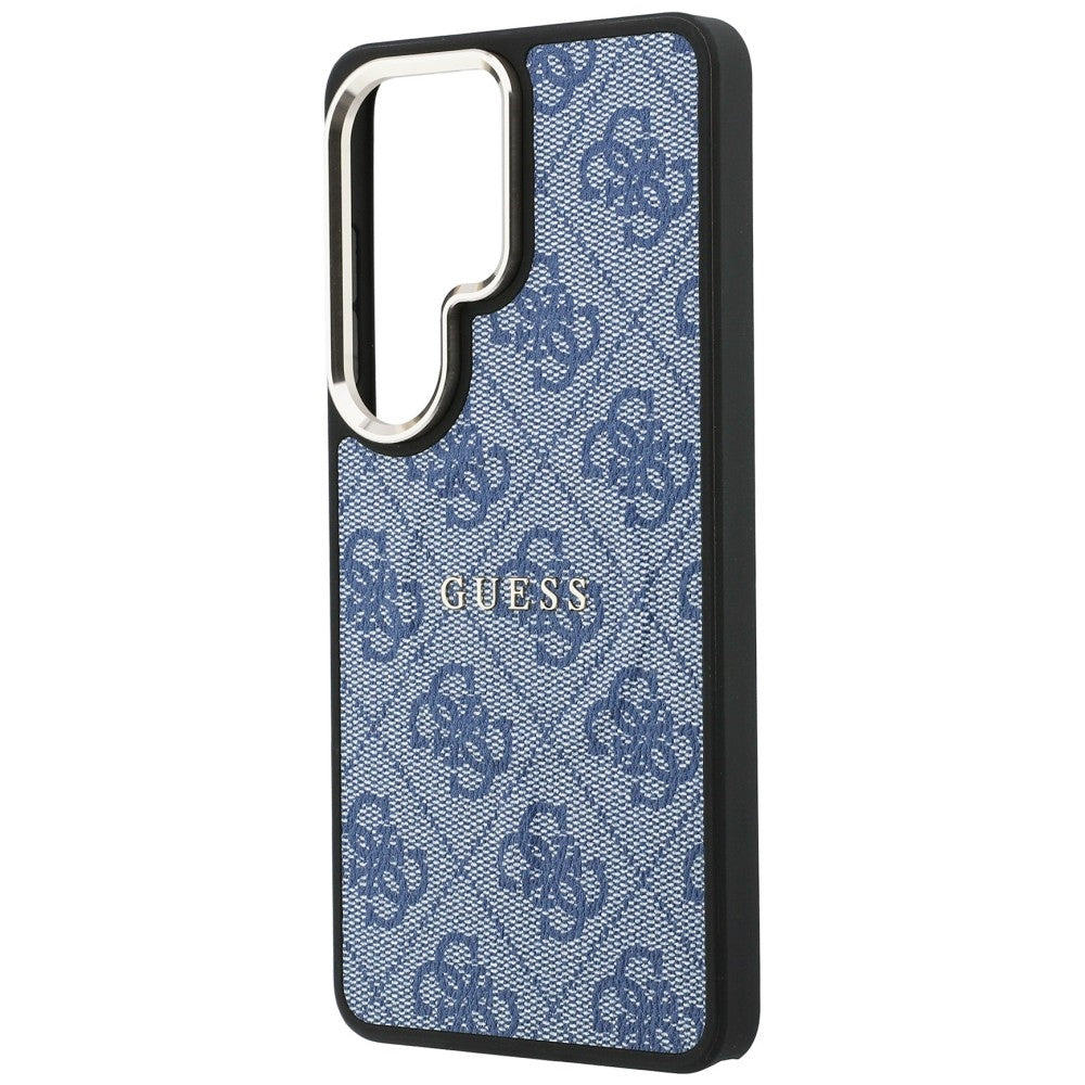 MagSafe Case for Samsung Galaxy S26 Ultra S948, Guess, 4G Embossed Ring, Blue
