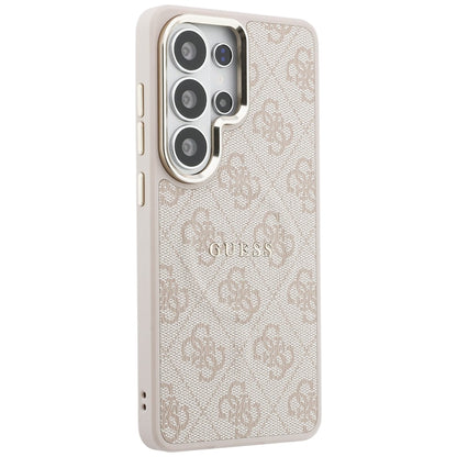 MagSafe Case for Samsung Galaxy S26 Ultra S948, Guess, 4G Embossed Ring, Pink