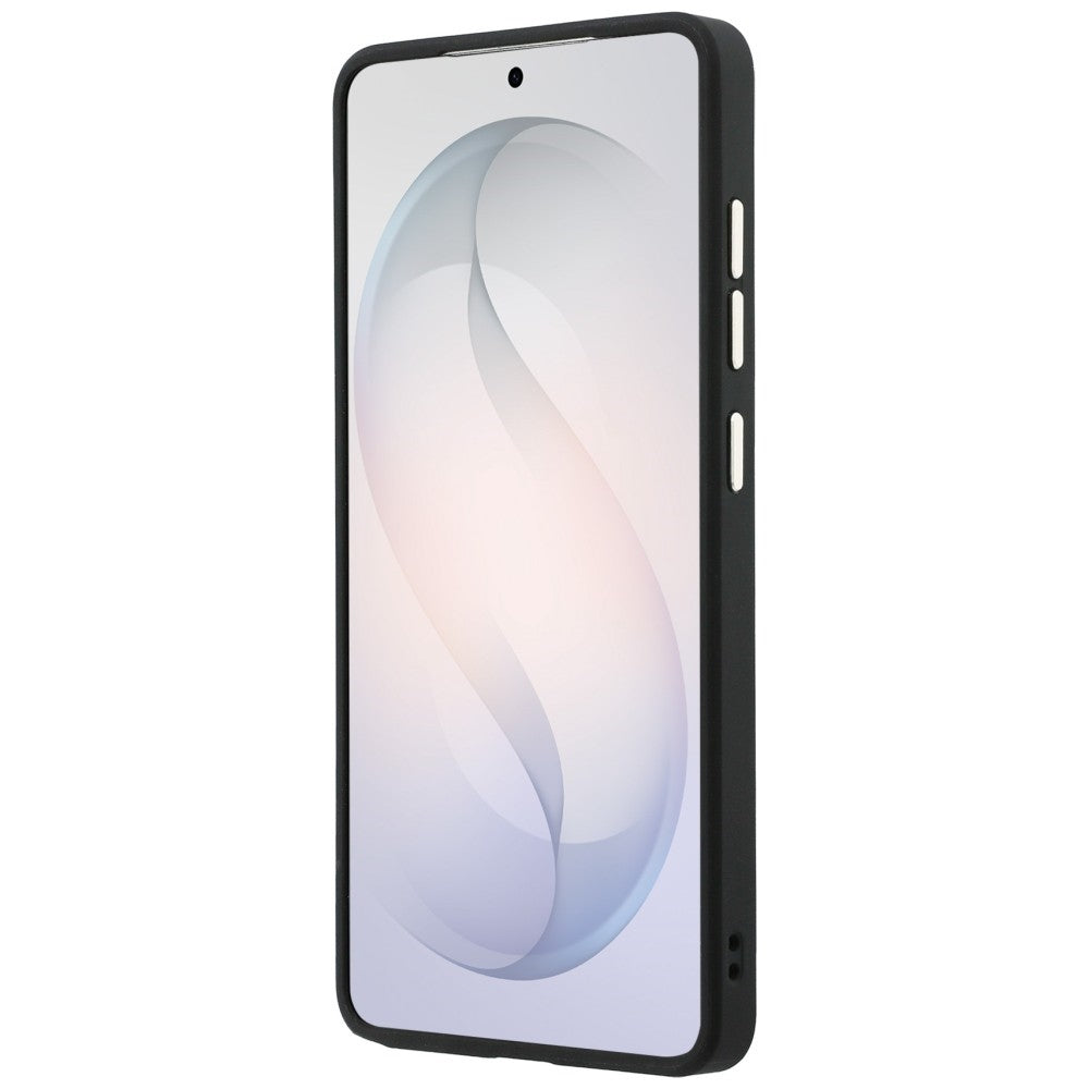 MagSafe Case for Samsung Galaxy S26 Ultra S948, GUESS, Saffiano Peony Embossed Ring, Black