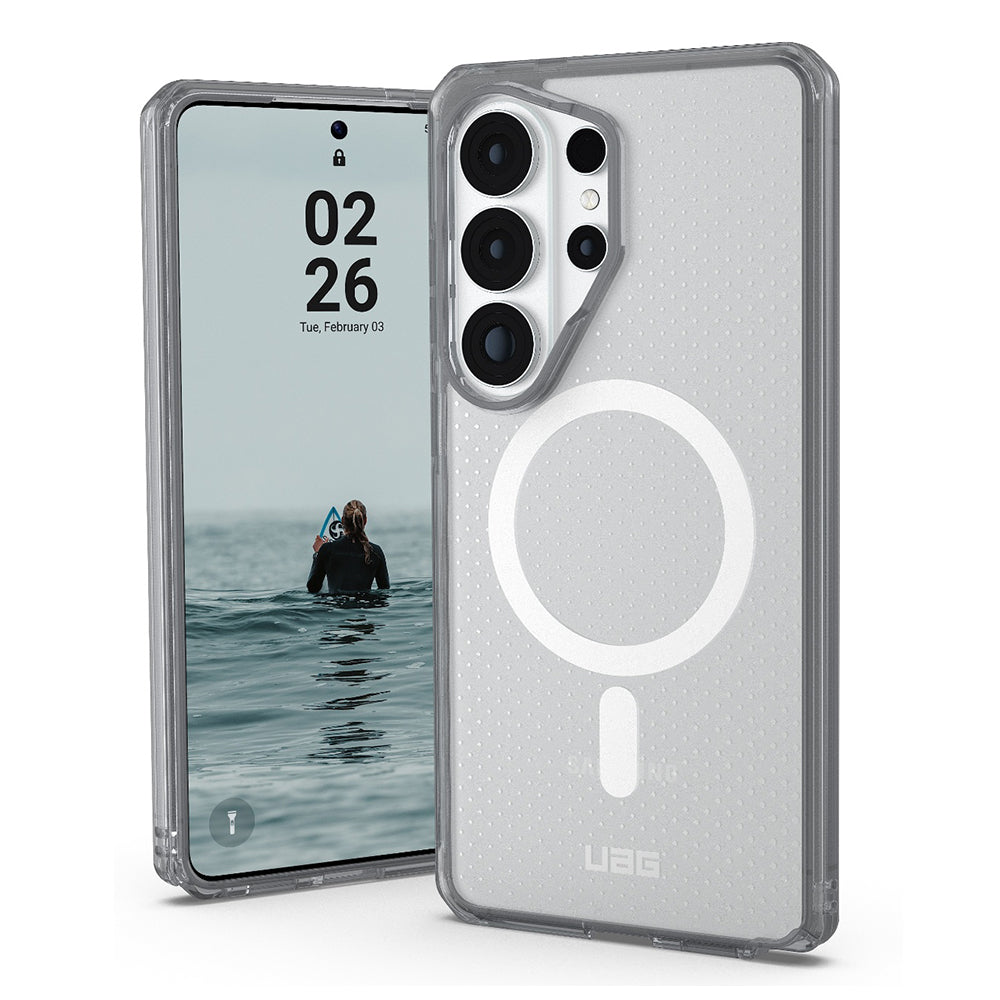 MagSafe Case for Samsung Galaxy S26 Ultra S948, Urban Armor Gear, Dot, Transparent Gray