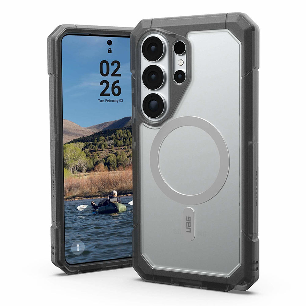 MagSafe Case for Samsung Galaxy S26 Ultra S948, Urban Armor Gear, Trooper, Transparent Gray