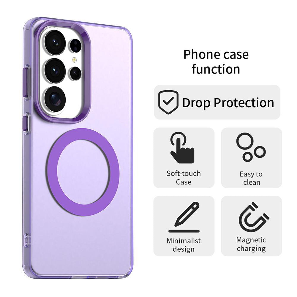 MagSafe Case for Samsung Galaxy S26 Ultra, Techsuit, CandyCase, Purple
