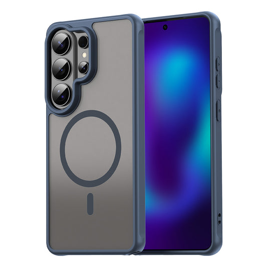 MagSafe Case for Samsung Galaxy S26 Ultra, Techsuit, HaloFrost II, Navy Blue