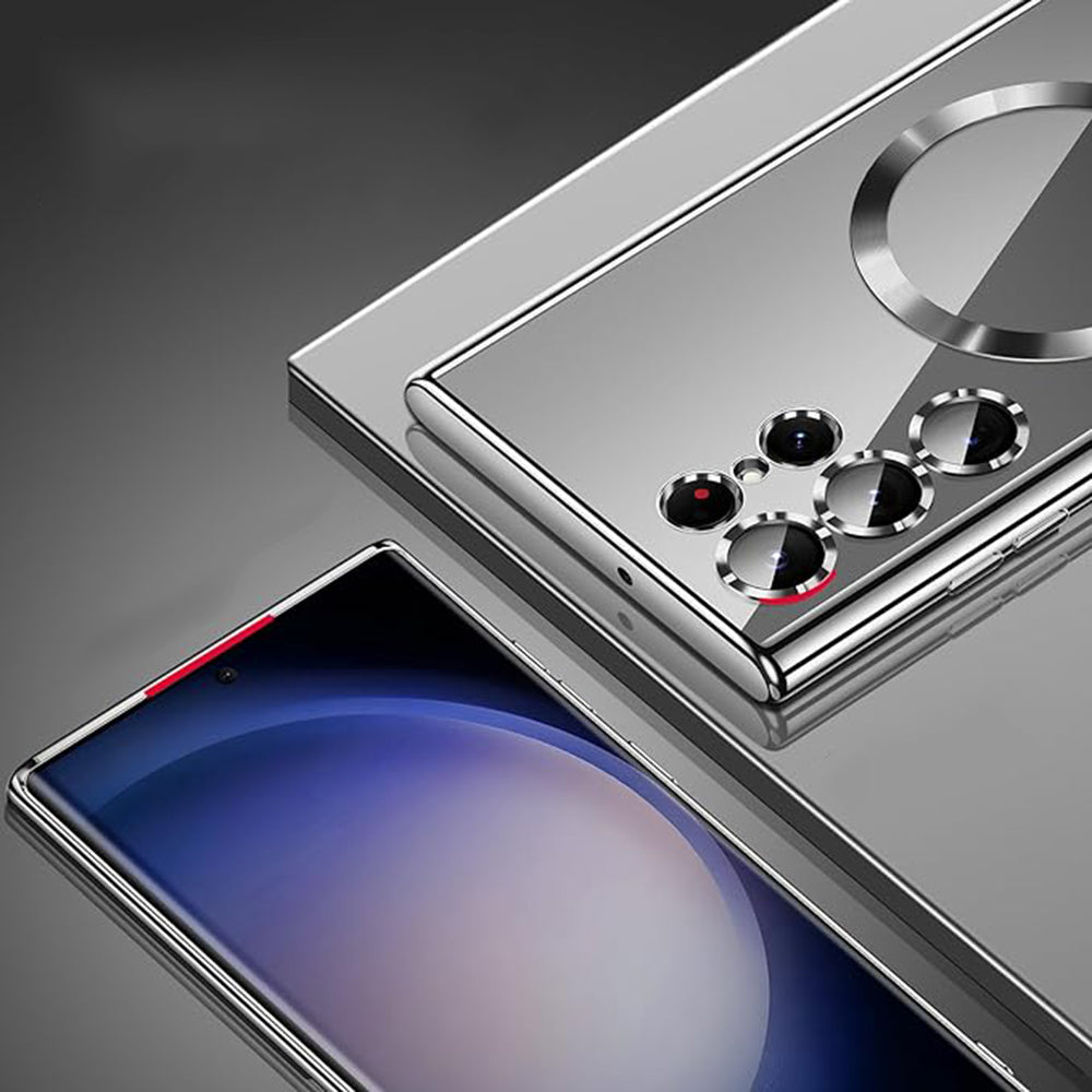 MagSafe Case for Samsung Galaxy S26 Ultra, Techsuit, Luxury Crystal, Black