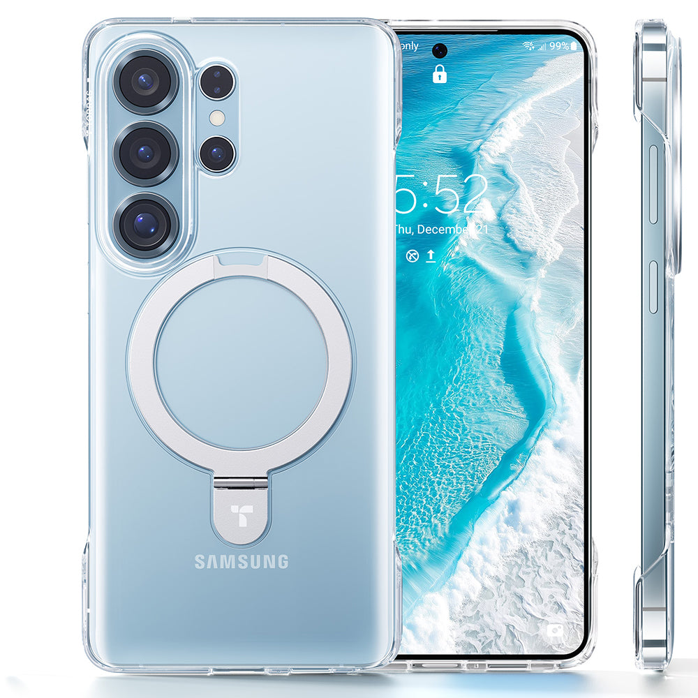 MagSafe Case for Samsung Galaxy S26 Ultra, Torras, Ostand Slim, Transparent