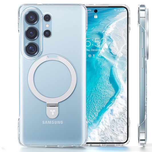 MagSafe Case for Samsung Galaxy S26 Ultra, Torras, Ostand Slim, Transparent