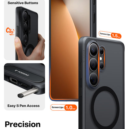 MagSafe Case for Samsung Galaxy S26 Ultra, Torras, Pstand, Transparent