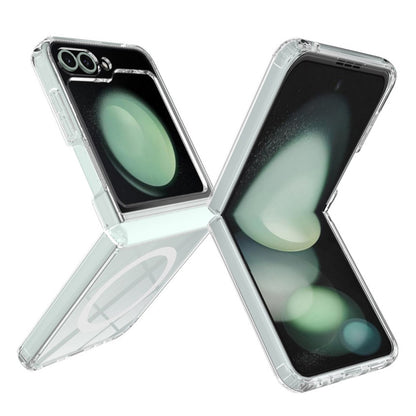 MagSafe Case for Samsung Galaxy Z Flip7 FE F761 / Z Flip6 F741, Techsuit, Pro, Transparent