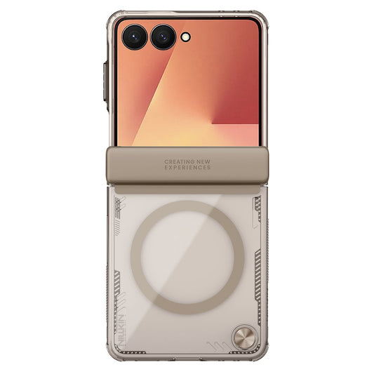 MagSafe Case for Samsung Galaxy Z Flip7 F766, Nillkin, Iceblade, Brown