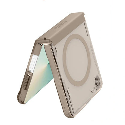MagSafe Case for Samsung Galaxy Z Flip7 F766, Nillkin, Iceblade, Brown