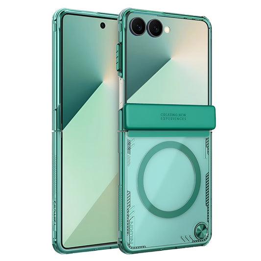 MagSafe Case for Samsung Galaxy Z Flip7 F766, Nillkin, Iceblade, Green