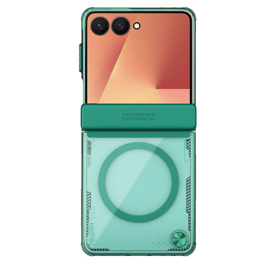 MagSafe Case for Samsung Galaxy Z Flip7 F766, Nillkin, Iceblade, Green