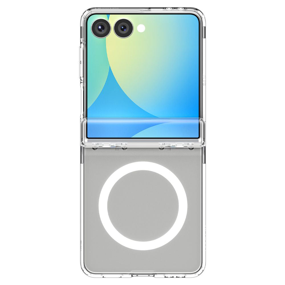 MagSafe Case for Samsung Galaxy Z Flip7 F766, Spigen, Ultra Hybrid Pro, Transparent ACS09559