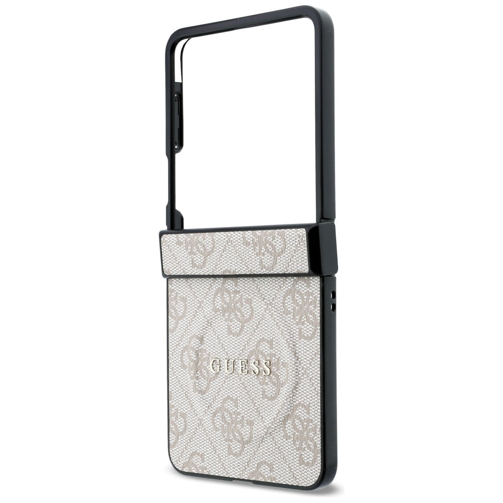 MagSafe Case for Samsung Galaxy Z Flip8 F776, Guess, 4G Leather Classic, Pink