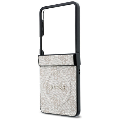 MagSafe Case for Samsung Galaxy Z Flip8 F776, Guess, 4G Leather Classic, Pink