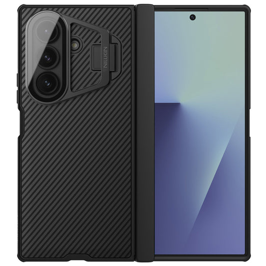 MagSafe Case for Samsung Galaxy Z Fold7 F966, Nillkin, CamShield Pro with Transparent Lens Cover, Black