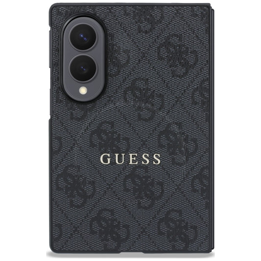 MagSafe Case for Samsung Galaxy Z Fold8 F971, Guess, 4G Leather Classic, Black