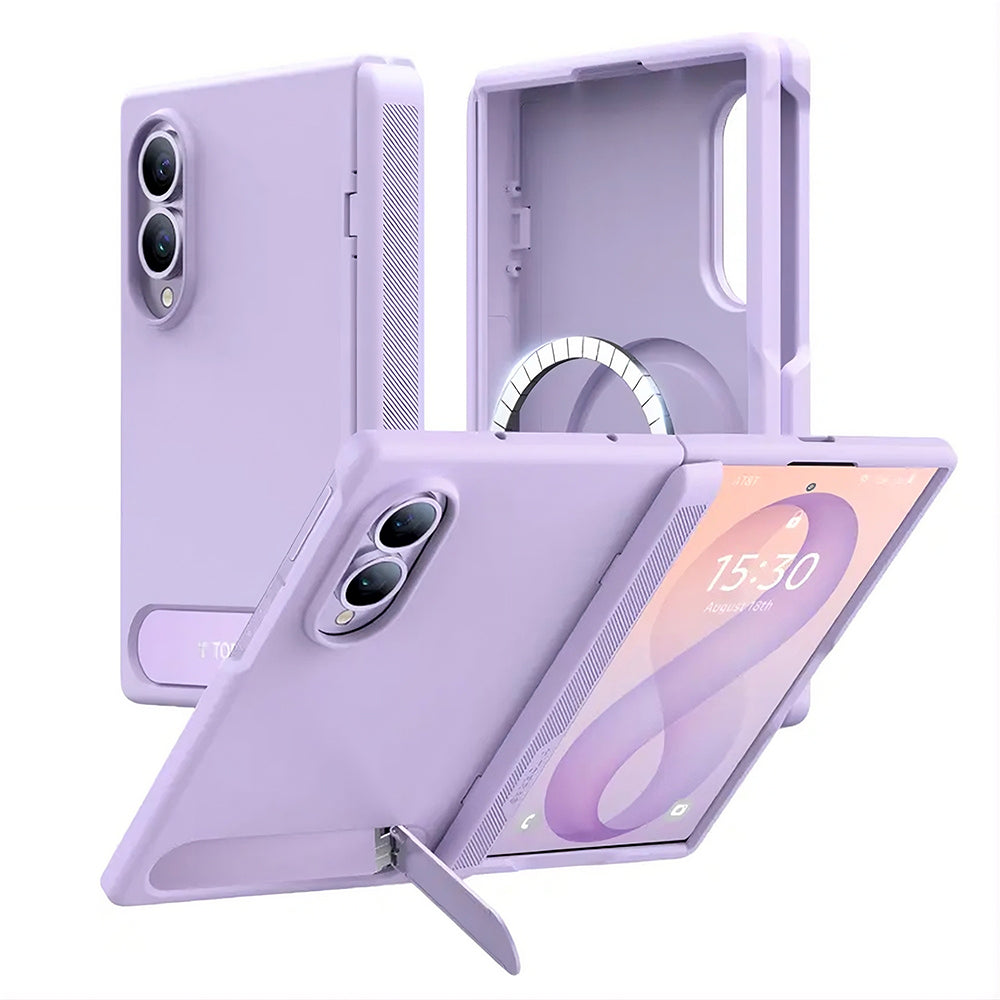 MagSafe Case for Samsung Galaxy Z Fold8 F971, Torras, Ostand L1 Guardian, Light Purple
