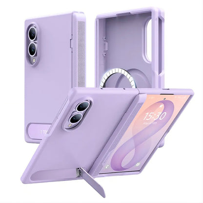 MagSafe Case for Samsung Galaxy Z Fold8 F971, Torras, Ostand L1 Guardian, Light Purple
