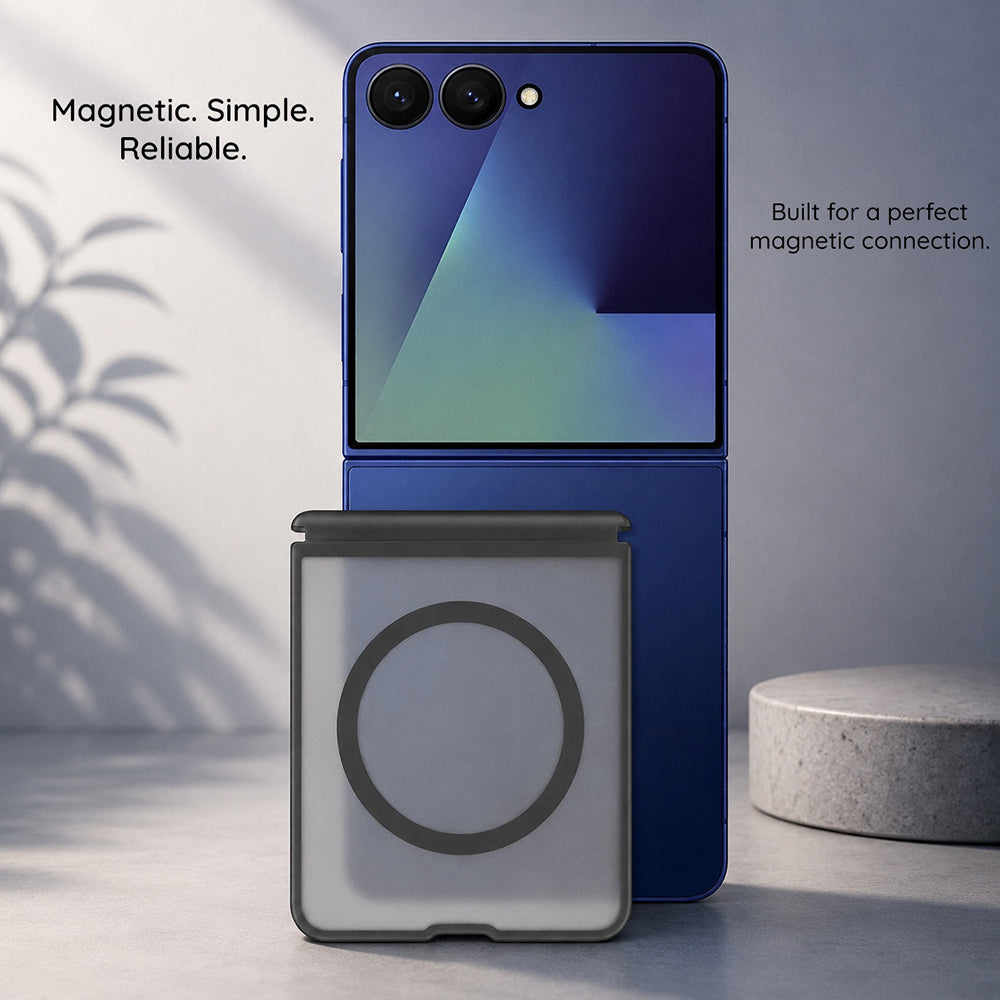 MagSafe Case for Samsung Galaxy Z Fold8 Ultra F971, Blueo, Skin Friendly Anti-Drop, Satin Gray