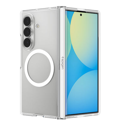 MagSafe Case for Samsung Galaxy Z Fold8 Ultra F976, Spigen, Ultra Hybrid Pro, Clear White ACS11506