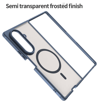 MagSafe Case for Samsung Galaxy Z Fold8 Ultra F976, Techsuit, HaloFrost II, Navy Blue