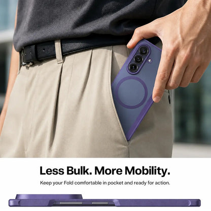 MagSafe Case for Samsung Galaxy Z Fold8 Ultra F976, Torras, Guardian, Dark Purple