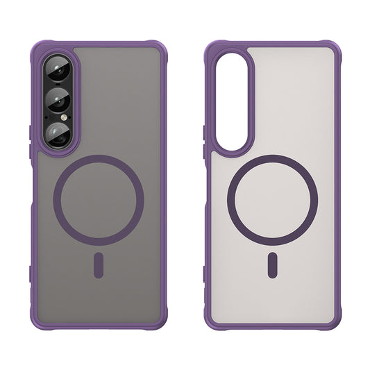 MagSafe Case for Sony Xperia 1 VII, Techsuit, HaloFrost II, Purple