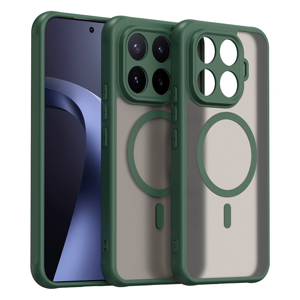 MagSafe Case for Xiaomi 17T Pro, Techsuit, HaloFrost II, Green