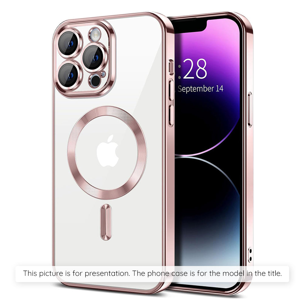 MagSafe Case for Xiaomi 17T Pro, Techsuit, Luxury Crystal, Pink