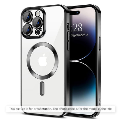 MagSafe Case for Xiaomi 17T, Techsuit, Luxury Crystal, Black