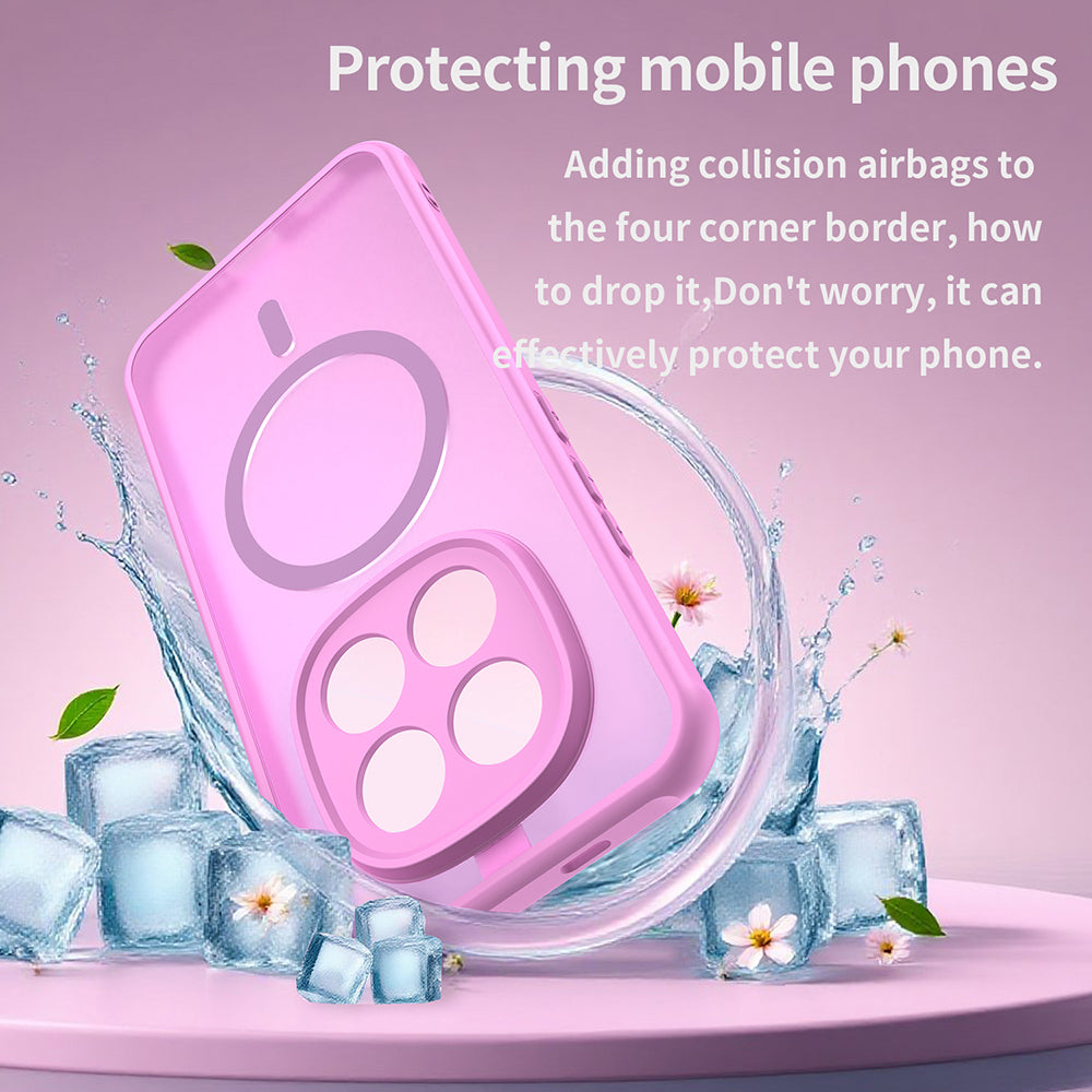 MagSafe Case for Xiaomi Poco M8 Pro / Redmi Note 15 Pro+ 5G, Techsuit, HaloFrost II, Pink