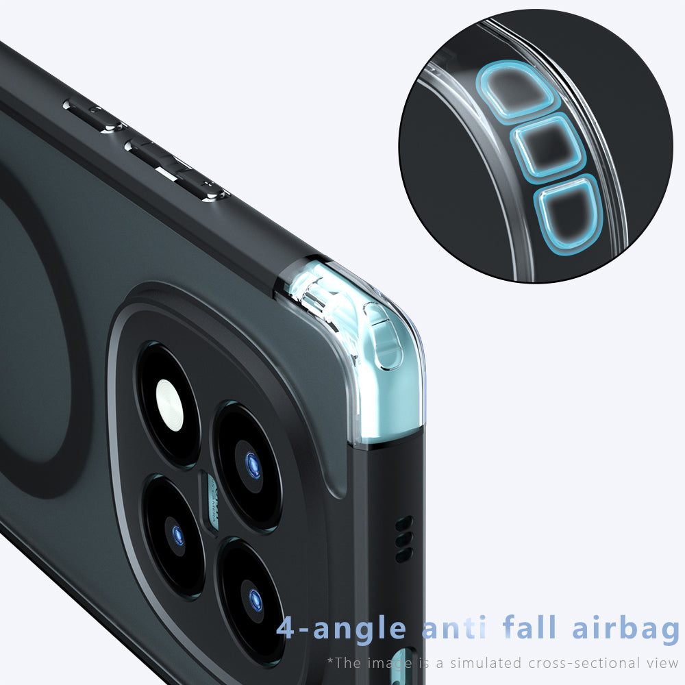 MagSafe Case for Xiaomi Poco M8 Pro / Redmi Note 15 Pro+ 5G, Techsuit, PureFrost, Satin Black